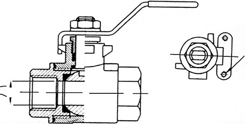 Two Piece Ball Valve (BSP)