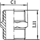 Hex Nipple Stainless Steel Fittings
