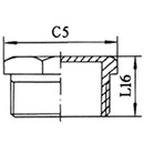 Hex Plug Stainless Steel Fittings