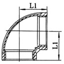 Street Elbow 90 Stainless Steel Fittings